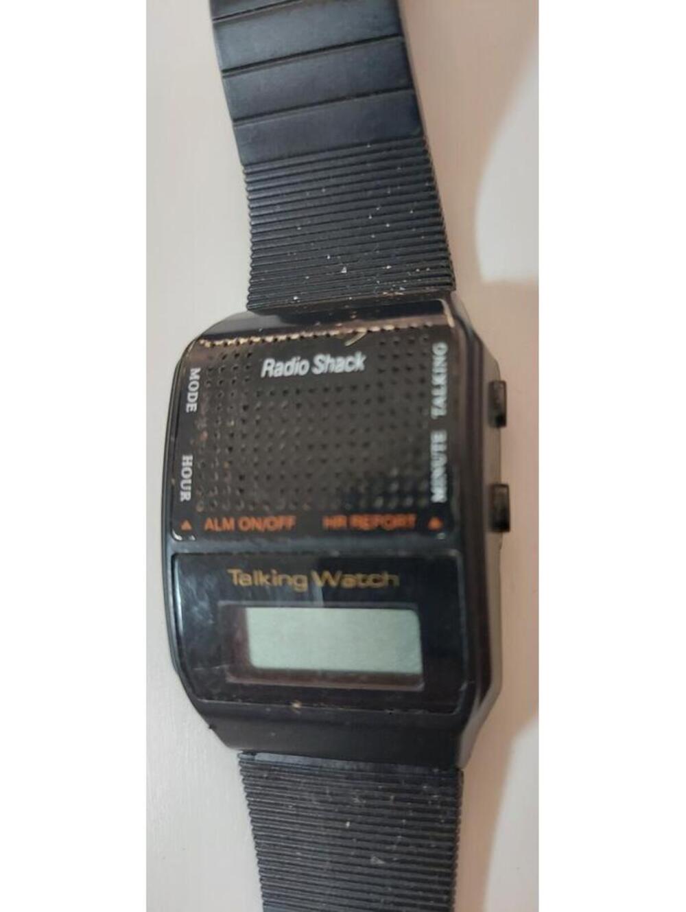 Vintage Radio Shack Talking Watch Digital Wristwatch